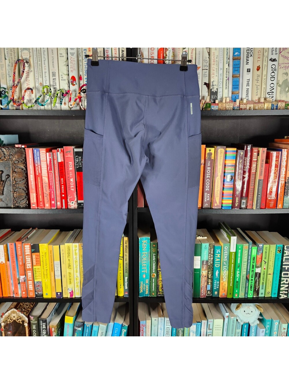 Mondetta High Rise Pocket Capri Leggings Blue Gray Women's XXL